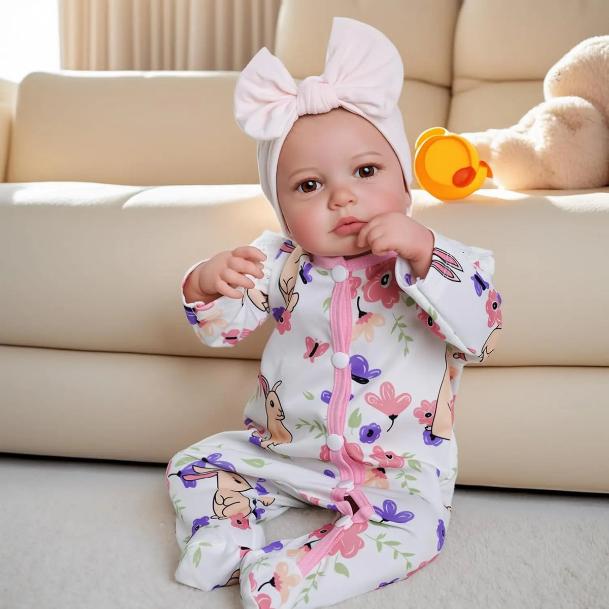 Reborn Baby Dolls - 20" Vinyl Realistic Baby Doll Real Life Baby Dolls with Accessories Perfect for Cuddling and Gift Giving
