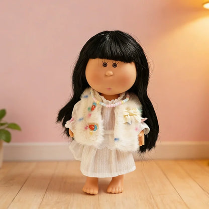 For Mia 24cm Spanish Potato Doll Clothes Shoes Hats Outfit Set Adorable Diy Dress Up Toys Doll Detachable Ornament Girl Toy Gift
