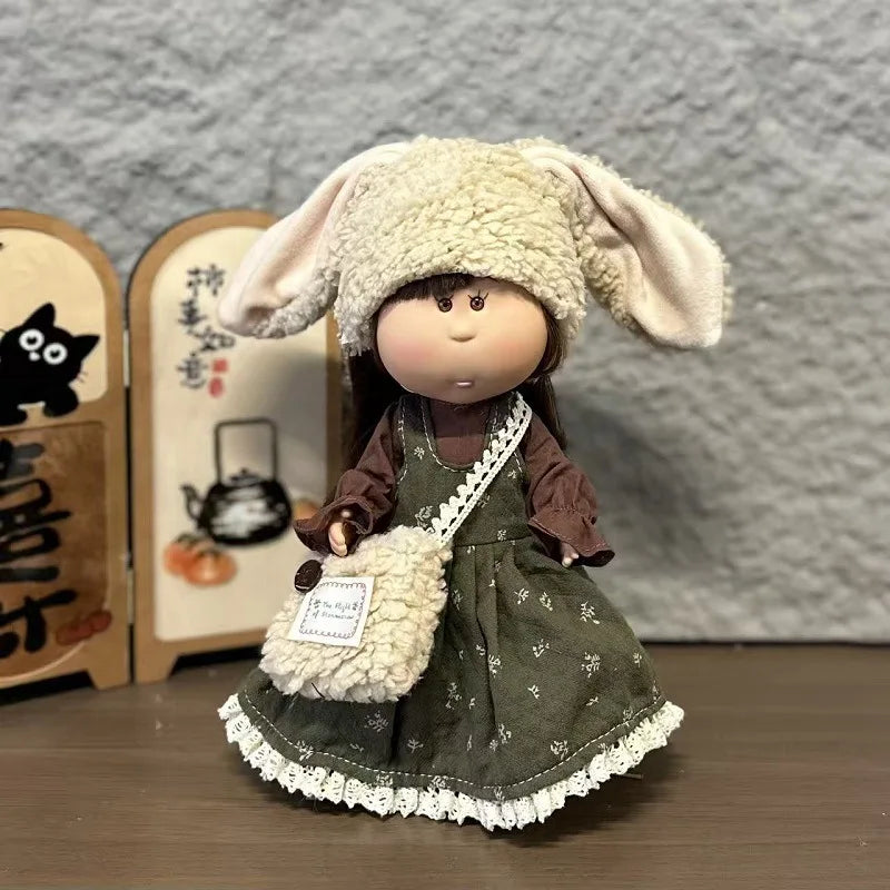 Mia Spanish Potato Doll 24cm BJD6 Handmade Waldorf DIY Replacement Clothes Outfits Girls Kids Fashion Toy Gift
