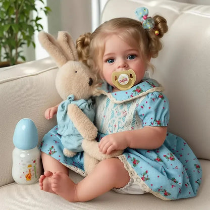Reborn Baby Dolls, Realistic Newborn Dolls, Lifelike Dolls, 20 Inches (50 cm) Soft Vinyl Silicone Full Body Toddler Dolls with A