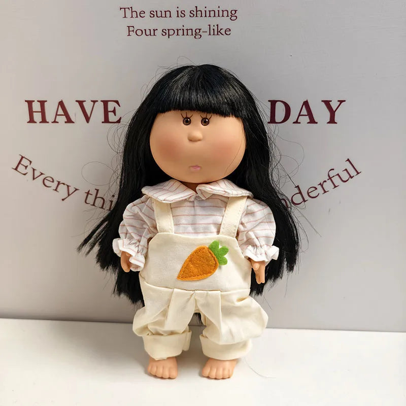 For 24cm Mia Spanish Potato Doll Clothes Outfit Set Knitted Sweater Shoes Skirt Overalls Dress For Mia Doll Dress Up Accessories