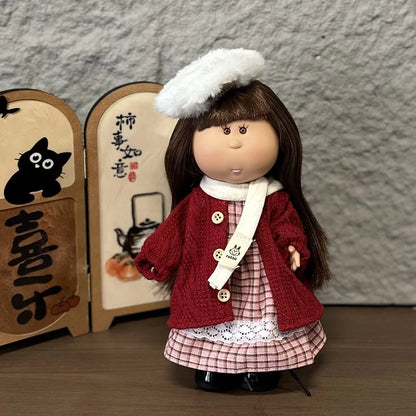 Mia Spanish Potato Doll 24cm BJD6 Handmade Waldorf DIY Replacement Clothes Outfits Girls Kids Fashion Toy Gift