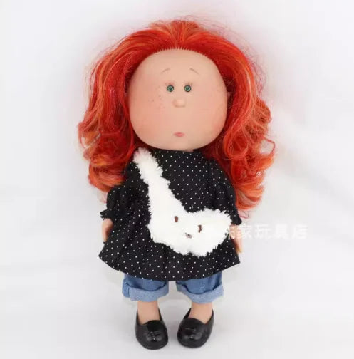 Spanish Potato Doll Shoes Vinyl Doll Small Eyes Interchangeable Clothes Doll Accessories Set Retro Imported Gift Only Clothe