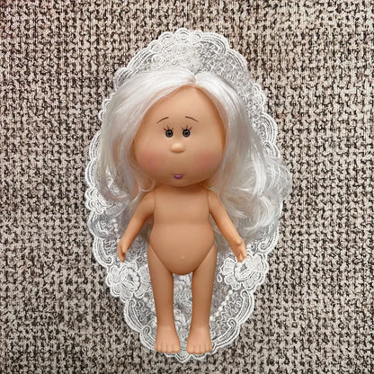 24cm Potato Doll Mia Dolls Movable Joint BJD  Vinyl Doll Bean Eye Doll Children Companion Toys Girl DIY Toy Gift