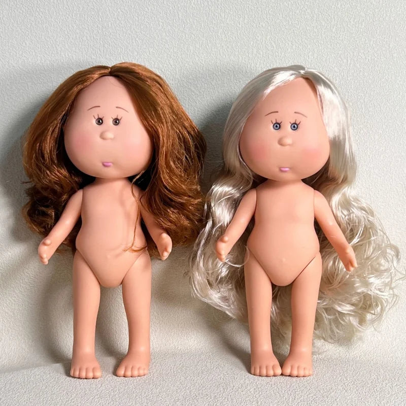 24cm Mia Potato Doll 5-Jointed 1/6 Vinyl Body European American Potato Doll Diy Dress Up Doll Action Figure Girl Toy Accessories