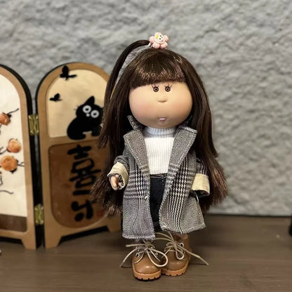 Mia Spanish Potato Doll 24cm BJD6 Handmade Waldorf DIY Replacement Clothes Outfits Girls Kids Fashion Toy Gift