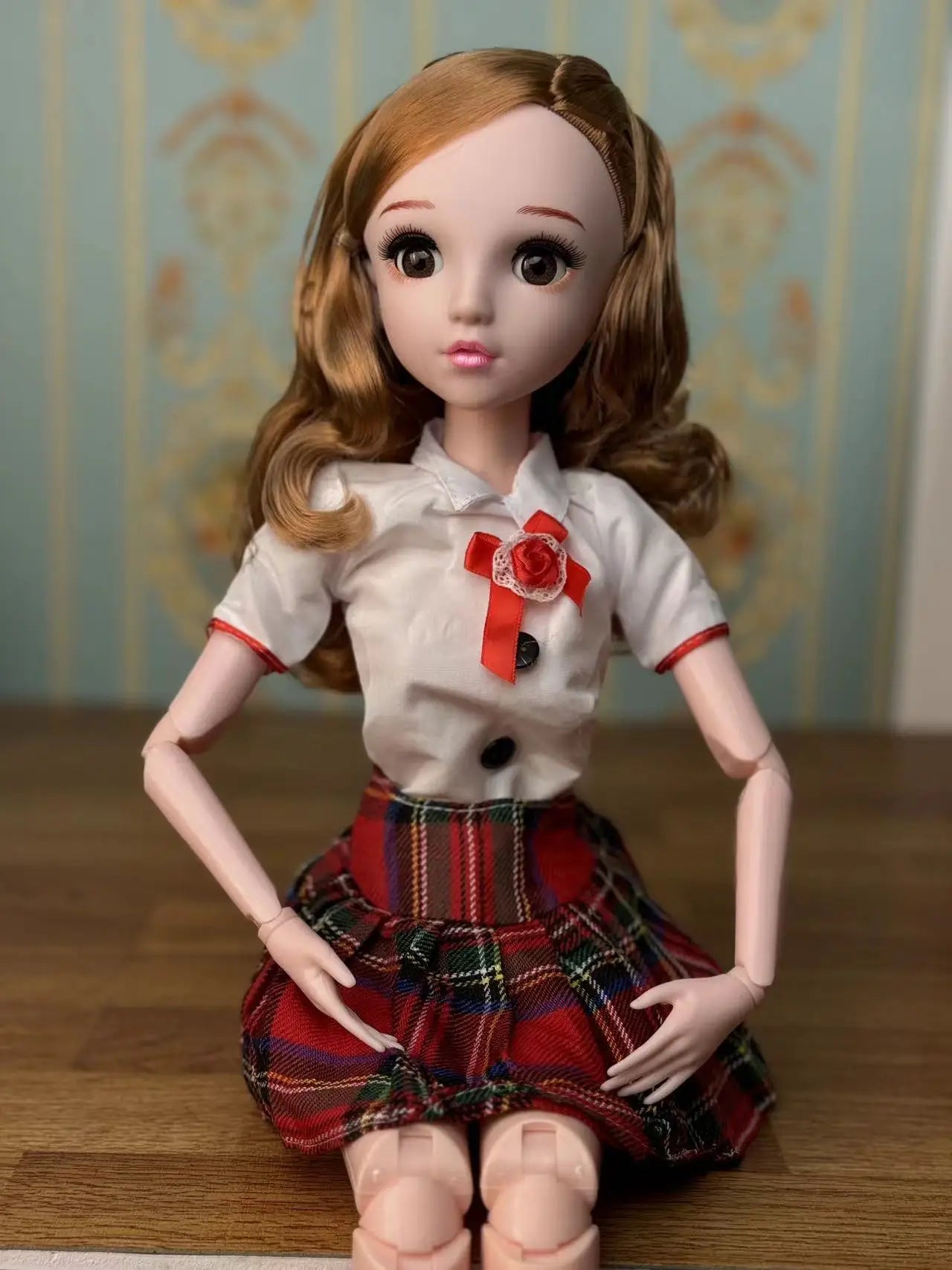 60cm Doll Blinking Eyes Winking Eyes Doll 1/3 BJD Doll with clothes Kids Girls Dolls Toy Gift