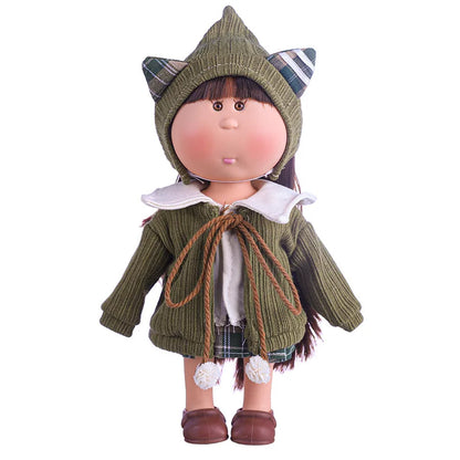 24cm Mia Potato Doll with Clothes, Cute Plush Dress Up Doll, Spanish Style Collectible Figure Gift