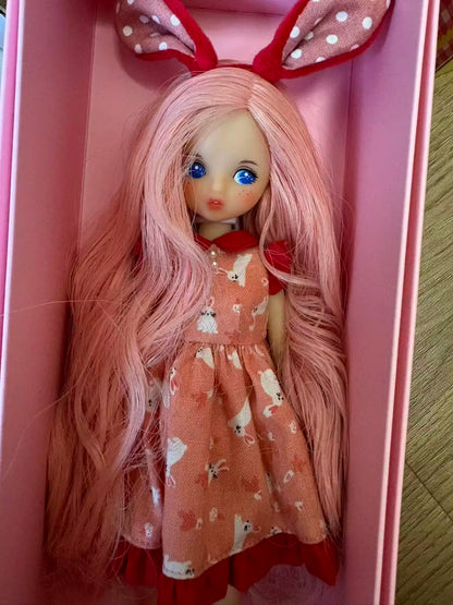Blommor Doll Collection Doll 1/6 Pvc Doll OOAK Cute Girl Toys Unique Customized BJD Designer Toy Decoration Art Gift