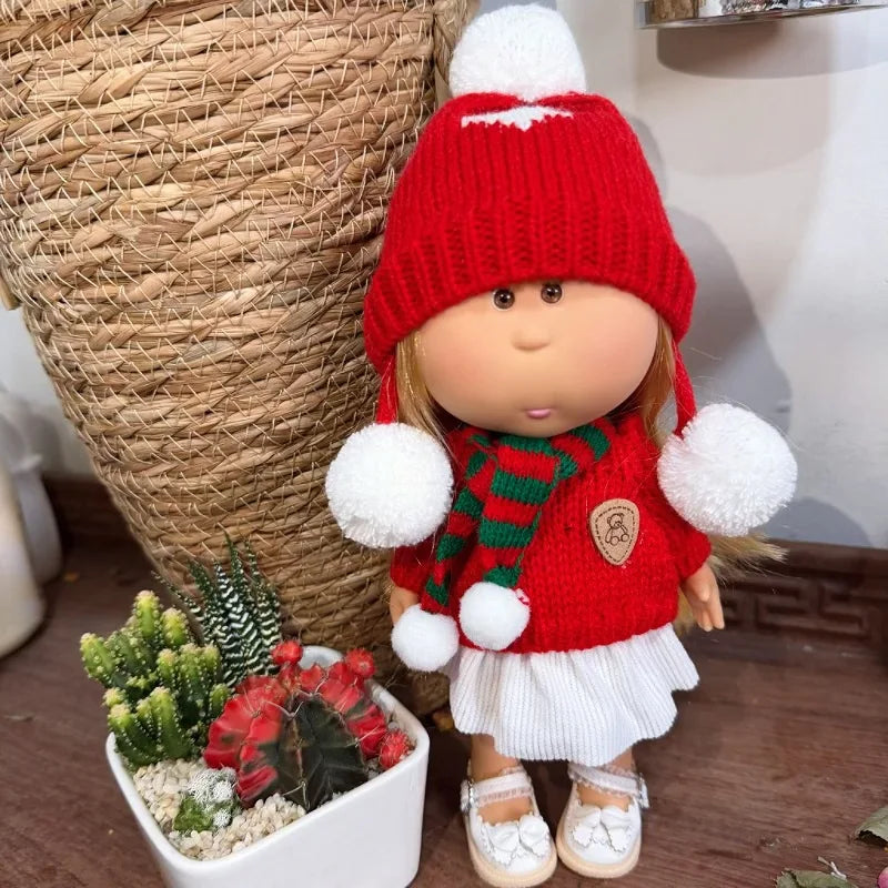 24cm Spanish Mia Potato Doll Clothes Handmade Wearable Replacement Outfits Diy Dress Up For Waldorf Style Stuffed Dolls
