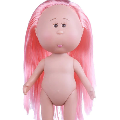 New 24cm Spanish Mia Potato Doll Set Diy Dress Up Vinyl Doll Action Figure Curly Hair Red Hair Black Hair Ornaments Girl  Toy