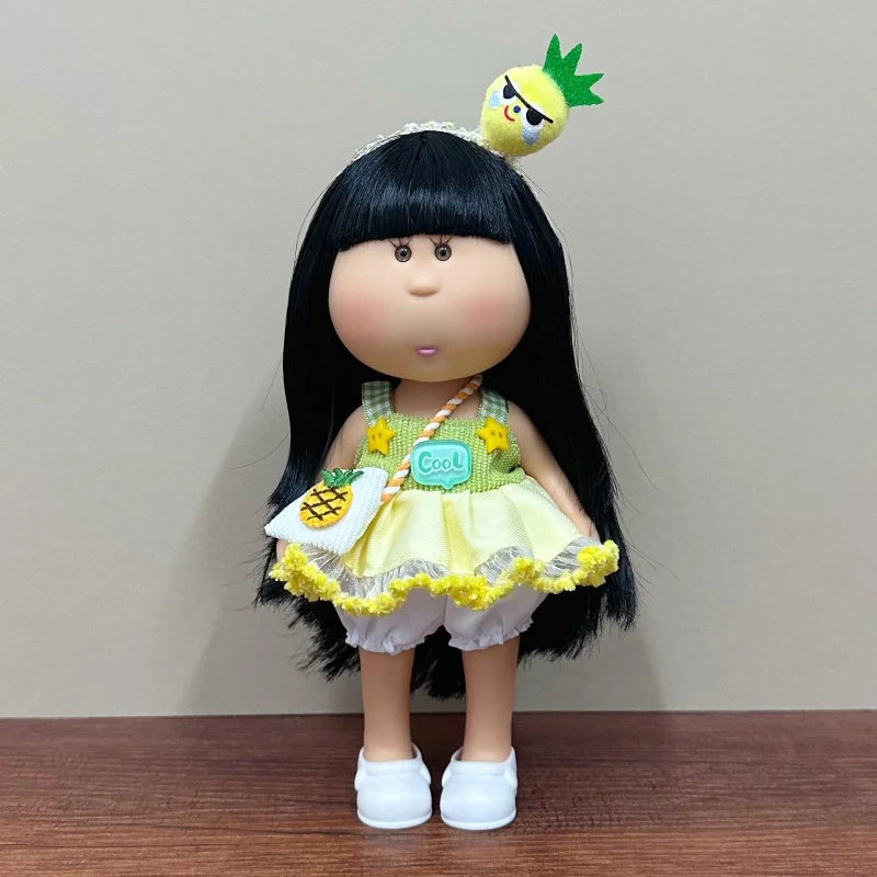 Cute 24cm Spanish Mia Potato Doll With Fashion Clothes Accessories Vinyl Doll Pretend Play Dress Up Toy Girls Festival Gift