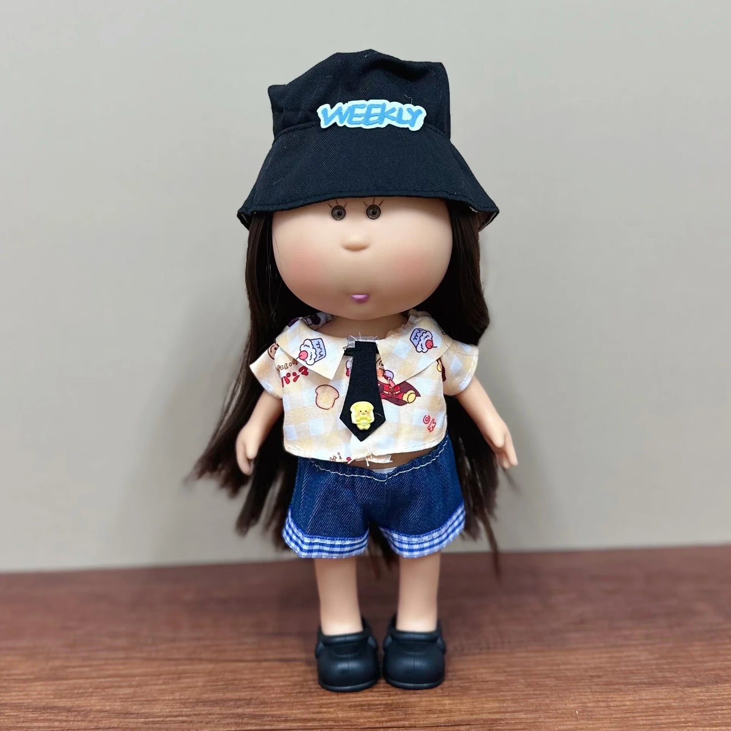 Cute 24cm Spanish Mia Potato Doll With Fashion Clothes Accessories Vinyl Doll Pretend Play Dress Up Toy Girls Festival Gift