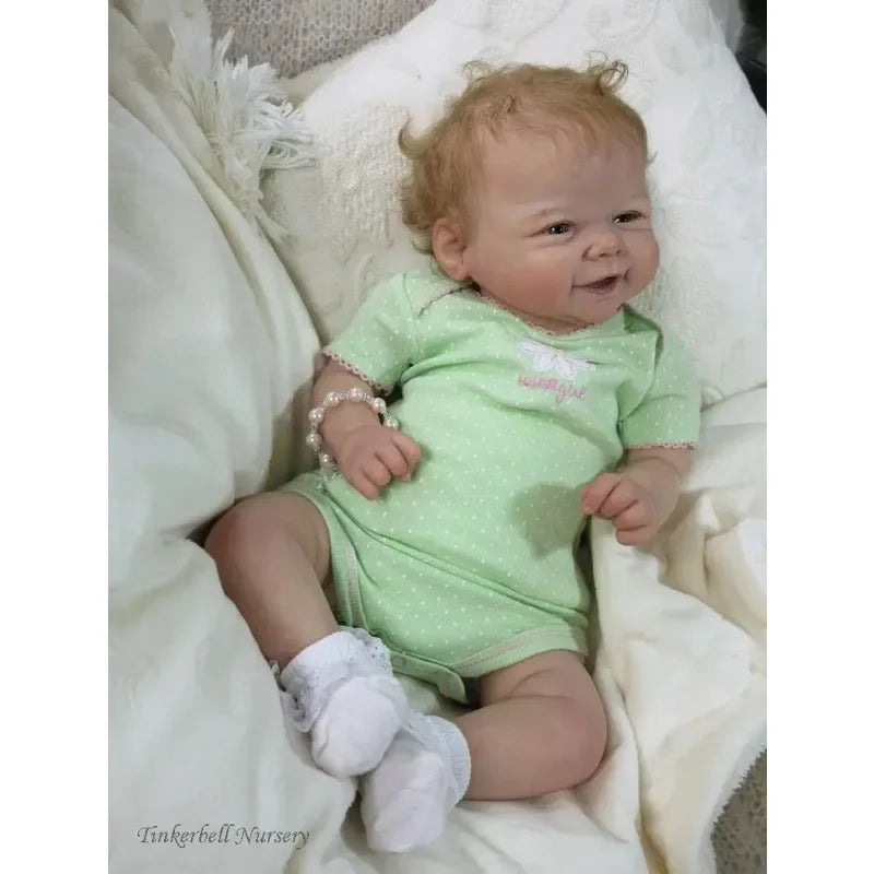20 inch DIY Blank Reborn Baby Doll Parts Vivienne Unpainted Unfinished Doll Parts Baby Unfinished Vinyl Kit