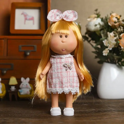 24Cm Spanish Mia Potato Doll Clothes Ins Style Fashion Outfits Shoes Hair Accessories Dress Up Costumes For Kids Collectors