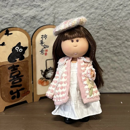 Mia Spanish Potato Doll 24cm BJD6 Handmade Waldorf DIY Replacement Clothes Outfits Girls Kids Fashion Toy Gift