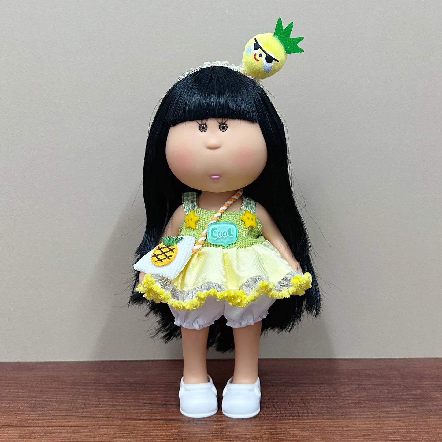 Cute 24cm Spanish Mia Potato Doll With Fashion Clothes Accessories Vinyl Doll Pretend Play Dress Up Toy Girls Festival Gift