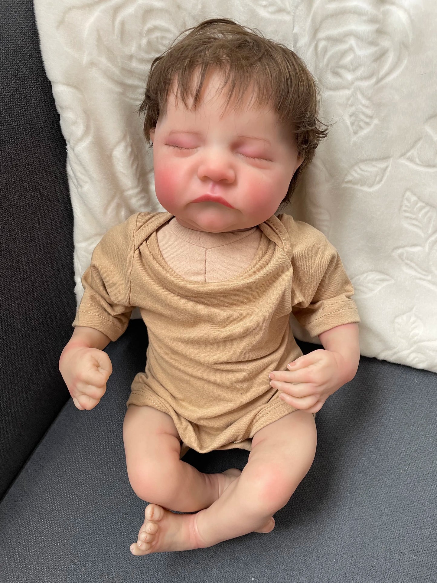 19inch Levi Reborn Bebe Two Versions Soft Body and Full Body Silicone High Quality Handmade Assembling Dolls Toys for Girl