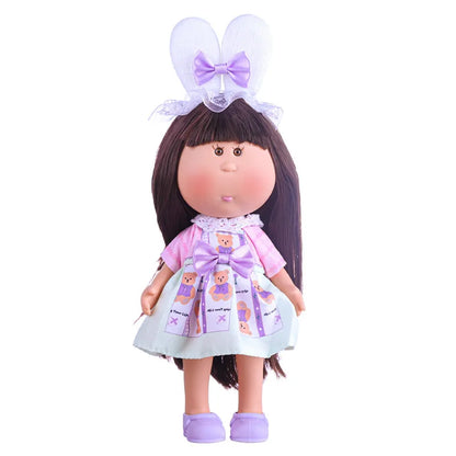 24cm Mia Potato Doll with Clothes, Cute Plush Dress Up Doll, Spanish Style Collectible Figure Gift