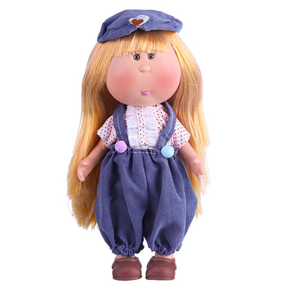 24cm Mia Potato Doll with Clothes, Cute Plush Dress Up Doll, Spanish Style Collectible Figure Gift