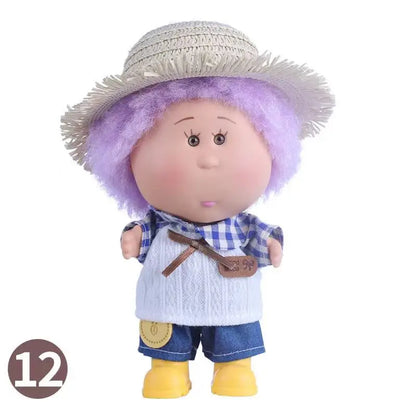 new 18cm Girl bjd doll with colorful hair Dress Up Toy DIY Gifts for girl Children Christmas Holiday Collection