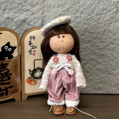 Mia Spanish Potato Doll 24cm BJD6 Handmade Waldorf DIY Replacement Clothes Outfits Girls Kids Fashion Toy Gift