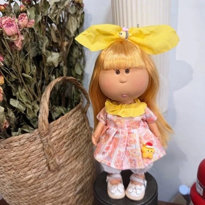 For 24cm Spanish Mia Potato Doll Clothes Wearable Dopamine Ornaments Outfits Set Diy Dress Up For Waldorf Style Stuffed Dolls