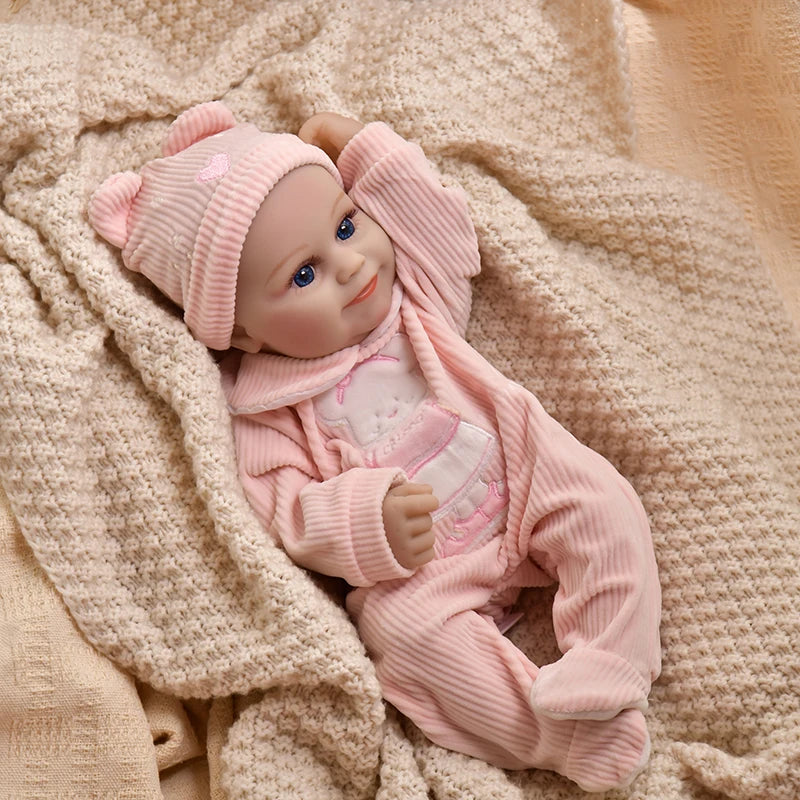 16 Inch 40cm Reborn Baby Dolls Maddie Soft Vinyl Realistic Bebe Reborn Doll Toys Lifelike Baby Dolls Adorable Reborn Toy