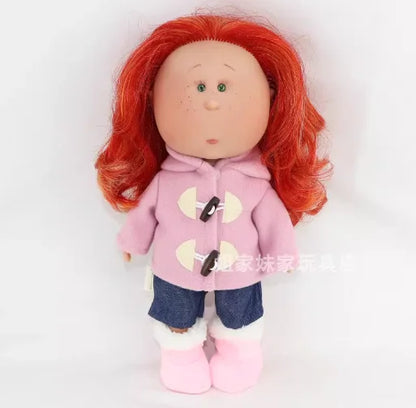 Spanish Potato Doll Shoes Vinyl Doll Small Eyes Interchangeable Clothes Doll Accessories Set Retro Imported Gift Only Clothe