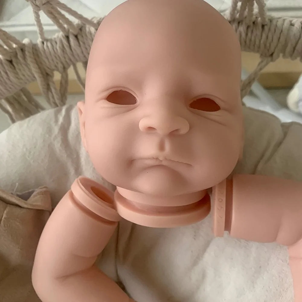 20inch Unpainted Reborn Doll Kit Nils Soft Vinyl Reborn Doll Unfinished Doll Parts DIY Blank Doll Kit
