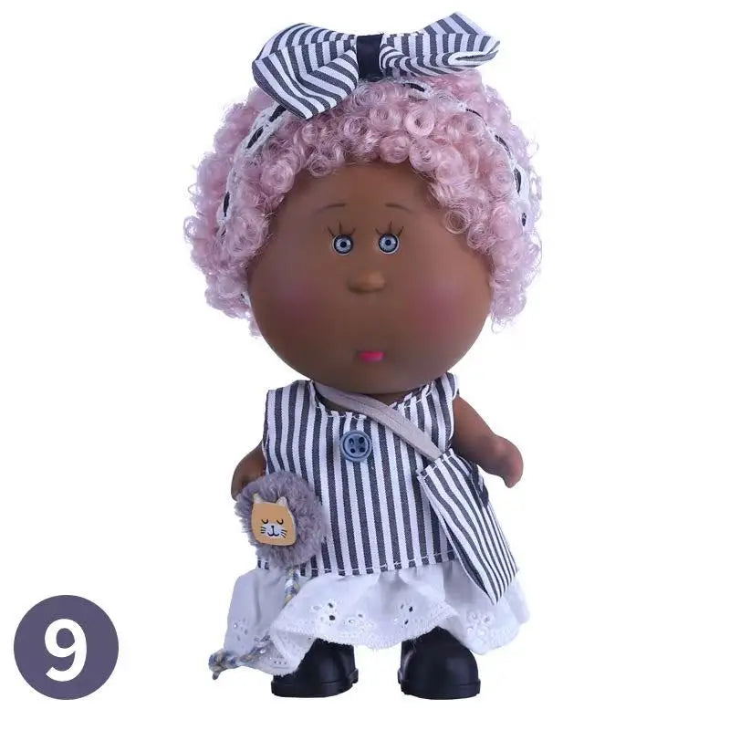 new 18cm Girl bjd doll with colorful hair Dress Up Toy DIY Gifts for girl Children Christmas Holiday Collection