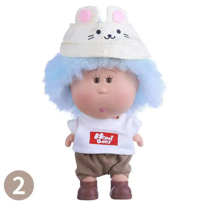 new 18cm Girl bjd doll with colorful hair Dress Up Toy DIY Gifts for girl Children Christmas Holiday Collection