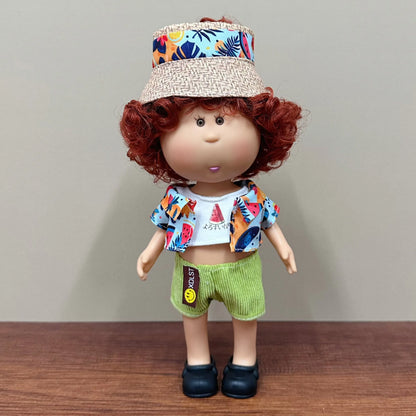 Cute 24cm Spanish Mia Potato Doll With Fashion Clothes Accessories Vinyl Doll Pretend Play Dress Up Toy Girls Festival Gift