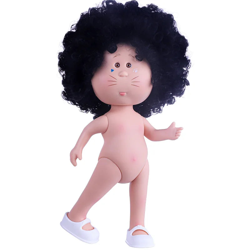 24cm Spanish Potato Mia Doll 5-Jointed 1/6 Vinyl Body DIY Long Hair Curly Hair Dress Up Doll Accessories Toys Gift For Girl