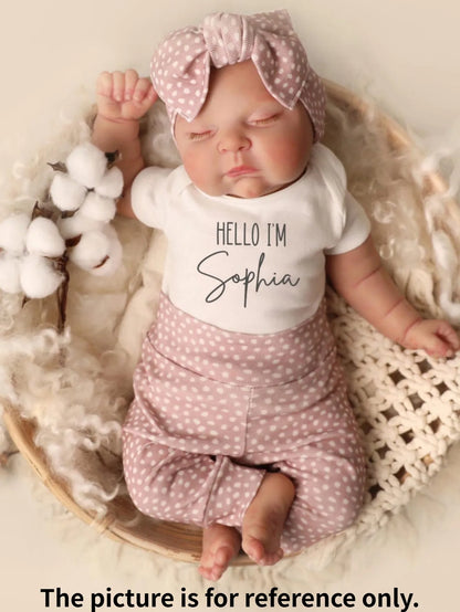 18-Inch Full Soft Vinyl Reborn Girl Doll Peaches | Handmade Newborn Bebe Toy | Kids Birthday Gift