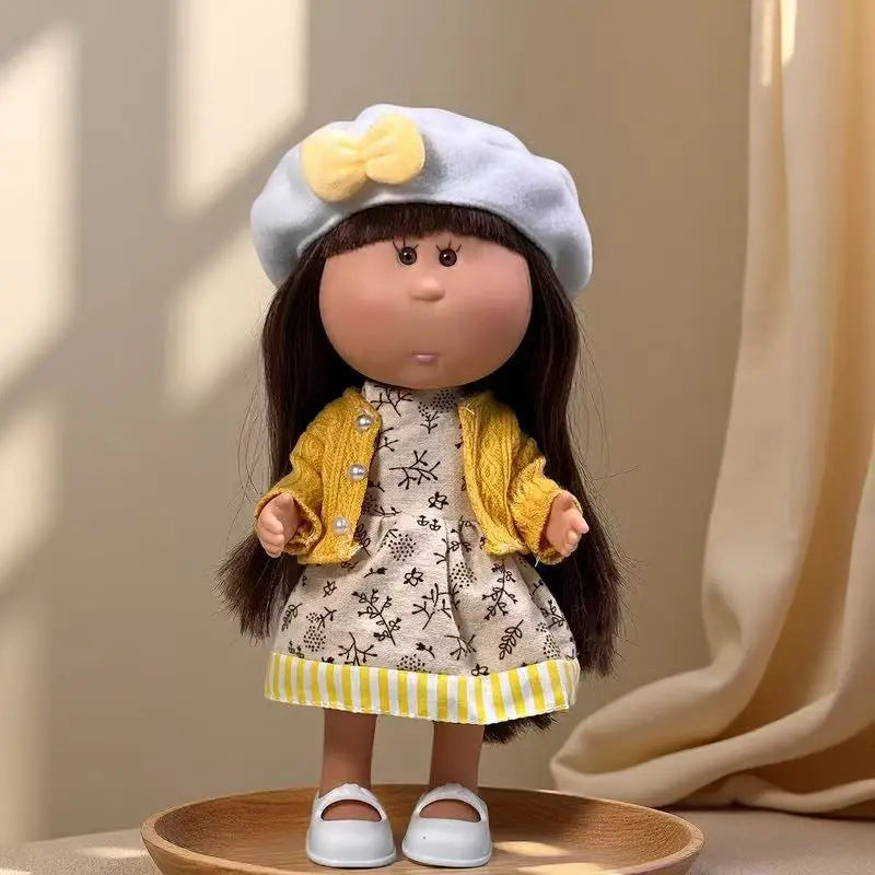 Guabao Spanish Potato Doll Clothes Frog Style Plush Hat Dress Set Hand Embroidered Outfit Replacement For Kids Birthday Gift