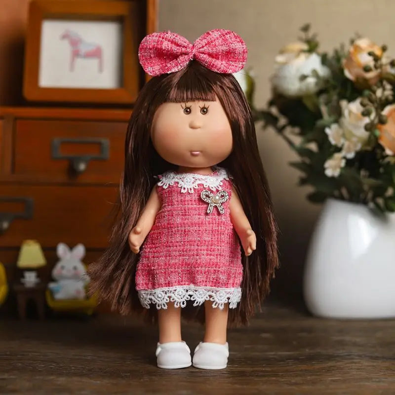 24Cm Spanish Mia Potato Doll Clothes Ins Style Fashion Outfits Shoes Hair Accessories Dress Up Costumes For Kids Collectors