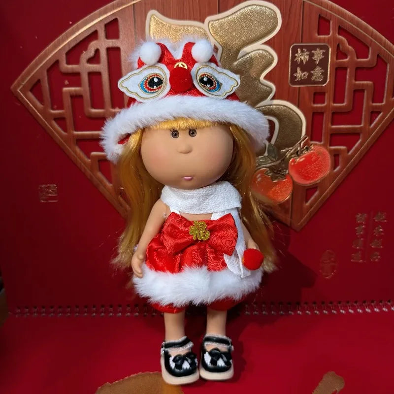 24cm Spanish Mia Potato Doll Clothes Handmade Wearable Replacement Outfits Diy Dress Up For Waldorf Style Stuffed Dolls