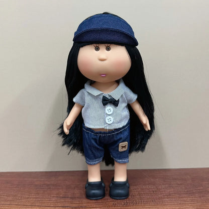 Cute 24cm Spanish Mia Potato Doll With Fashion Clothes Accessories Vinyl Doll Pretend Play Dress Up Toy Girls Festival Gift