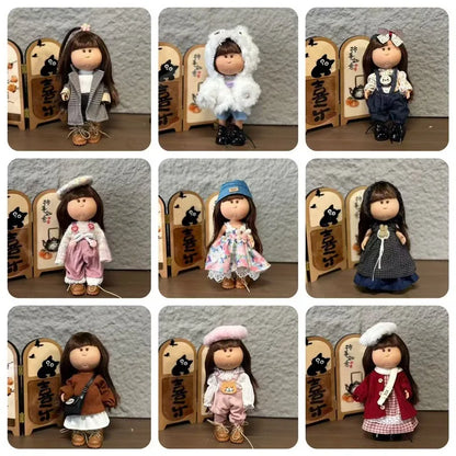 Mia Spanish Potato Doll 24cm BJD6 Handmade Waldorf DIY Replacement Clothes Outfits Girls Kids Fashion Toy Gift