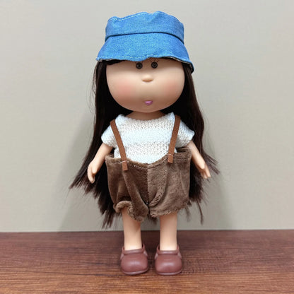 Cute 24cm Spanish Mia Potato Doll With Fashion Clothes Accessories Vinyl Doll Pretend Play Dress Up Toy Girls Festival Gift