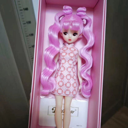 Blommor Doll Collection Doll 1/6 Pvc Doll OOAK Cute Girl Toys Unique Customized BJD Designer Toy Decoration Art Gift
