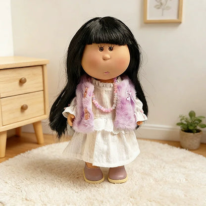 For Mia 24cm Spanish Potato Doll Clothes Shoes Hats Outfit Set Adorable Diy Dress Up Toys Doll Detachable Ornament Girl Toy Gift