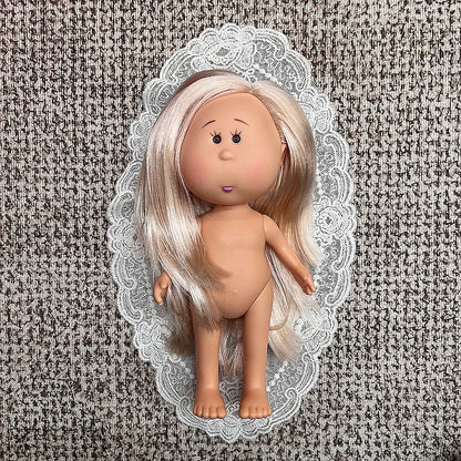 24cm Potato Doll Mia Dolls Movable Joint BJD  Vinyl Doll Bean Eye Doll Children Companion Toys Girl DIY Toy Gift