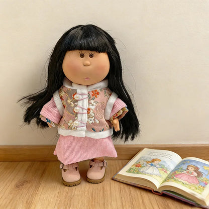 For Mia 24cm Spanish Potato Doll Clothes Shoes Hats Outfit Set Adorable Diy Dress Up Toys Doll Detachable Ornament Girl Toy Gift
