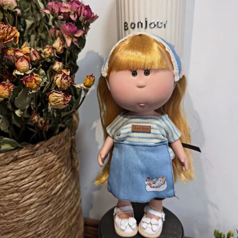 For 24cm Spanish Mia Potato Doll Clothes Wearable Dopamine Ornaments Outfits Set Diy Dress Up For Waldorf Style Stuffed Dolls