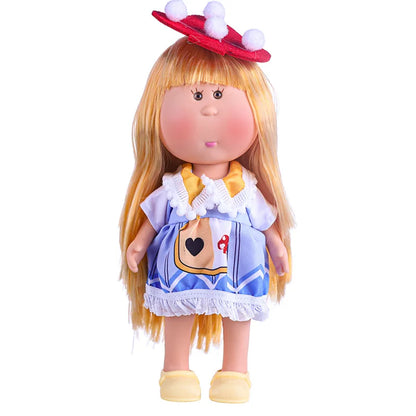 24cm Mia Potato Doll with Clothes, Cute Plush Dress Up Doll, Spanish Style Collectible Figure Gift