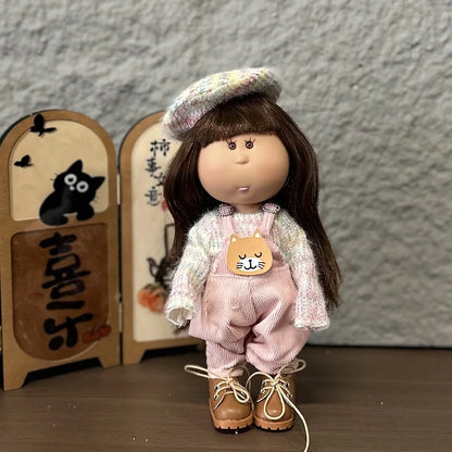 Mia Spanish Potato Doll 24cm BJD6 Handmade Waldorf DIY Replacement Clothes Outfits Girls Kids Fashion Toy Gift