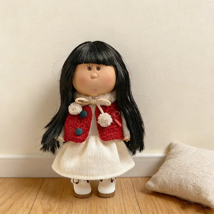 For Mia 24cm Spanish Potato Doll Clothes Shoes Hats Outfit Set Adorable Diy Dress Up Toys Doll Detachable Ornament Girl Toy Gift