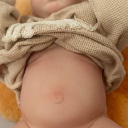 48cm Reborn Baby Doll Vinyl Body Lifelike Hand Rooted Hair Reborn Dolls Lovely Baby Doll Gift For Children